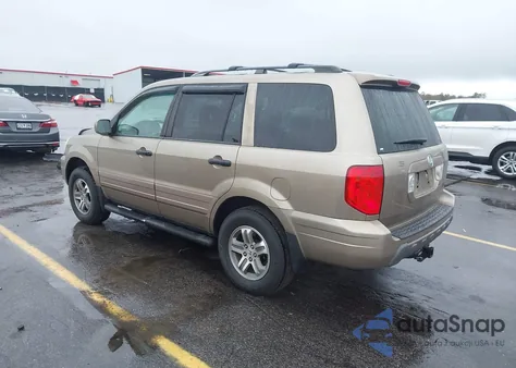 2003 Honda Pilot Ex из США, поврежденный, VIN 2HKYF18423H531190